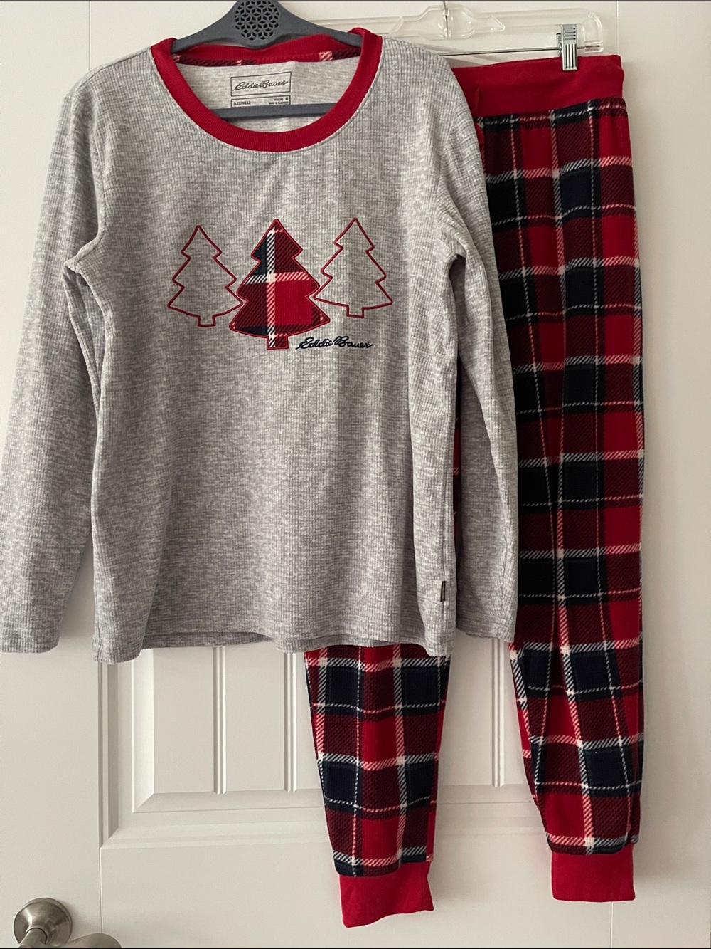 Eddie Bauer Plaid Christmas Holiday Sleepwear Pajamas Medium
